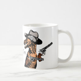 T-Rex als Texas-Cowboy: Ein Tyrannosaurus Tex… Kaffeetasse