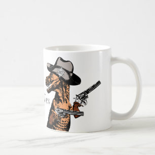 T-Rex als Texas-Cowboy: Ein Tyrannosaurus Tex… Kaffeetasse