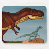 T-Rex and Velociraptor Mousepad (Vorne)