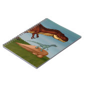 T-Rex and Velociraptor Notizblock (Linke Seite)