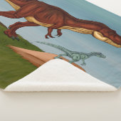 T-Rex and Velociraptor Sherpadecke (3/4)