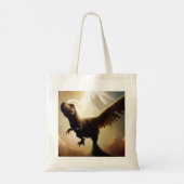 T Rex Angel Tragetasche (Rückseite)