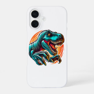 T-Rex-Angriff auf das Epische Dino vor der Geschic iPhone 16 Hülle
