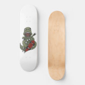 T-Rex auf einem Skateboard (Vorderseite)
