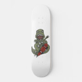 T-Rex auf einem Skateboard (Vorderseite)
