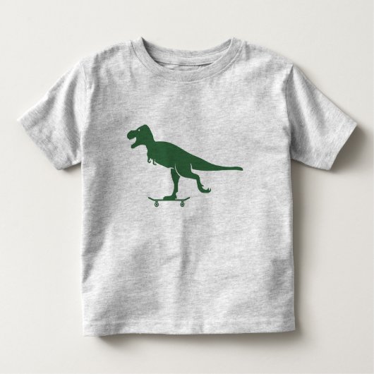 T Rex auf einem Skateboard-Shirt Kleinkind T-shirt (Vorderseite)