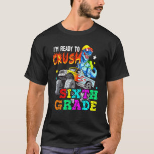 T Rex auf Monster Truck - Ich bin bereit, sechs G  T-Shirt