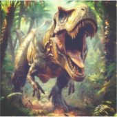 T-Rex Aufkleber (Vorderseite)