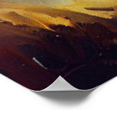 T Rex Barbarian Poster (Ecke)