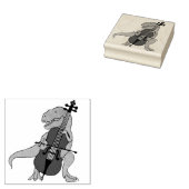 T-Rex-Bass Gummistempel (Stempel)