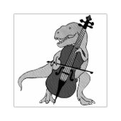 T-Rex-Bass Gummistempel (Prägung)