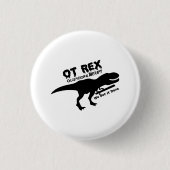 T-Rex Beschäftigungstherapie-lustiges Geschenk für Button (Vorderseite)