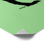 T-rex & bigfoot selfie poster (Ecke)