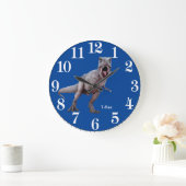 T-Rex-Bild für die Acrylwand-Uhr Große Wanduhr (Zuhause)