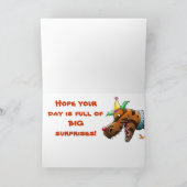 T-Rex Birtday Karte (Innenseite)