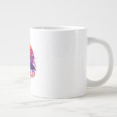 T-Rex Bleib Wild Jumbo-Tasse (Rechts)