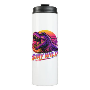T-Rex Bleib Wild Thermosbecher