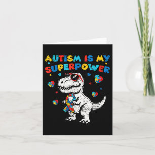 T-rex Blue Autismus Bewusstsein ist meine Supermac Karte