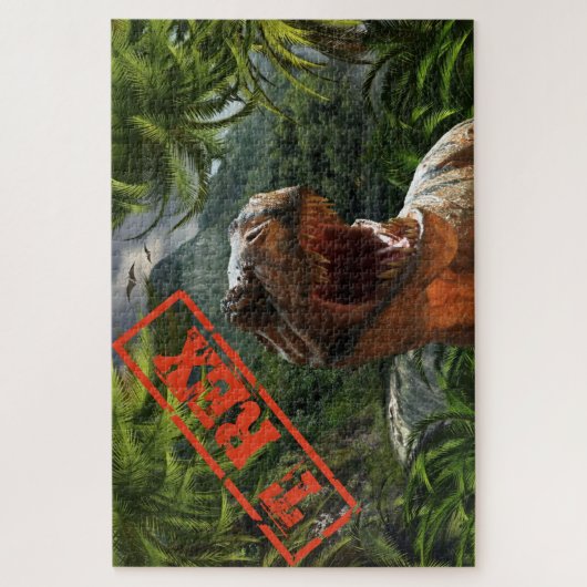 T Rex Boys Dinosaur Jurassic Puzzle (Vertikal)