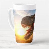 T-Rex Brüll-Design Milchtasse (Linke Ecke)