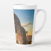 T-Rex Brüll-Design Milchtasse (Rechts)