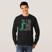 T Rex Bunny Hates Osterdinosaurier T-Shirts (Vorne ganz)