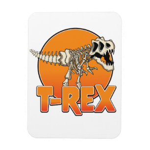 T-REX-Cartoon-Logo Magnet
