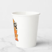 T-REX-Cartoon-Logo Pappbecher (Links)