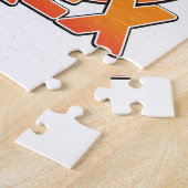 T-REX-Cartoon-Logo Puzzle (Seite)
