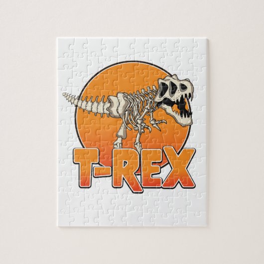 T-REX-Cartoon-Logo Puzzle (Vertikal)