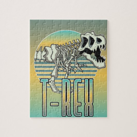 T-REX-Cartoon-Logo Puzzle (Vertikal)