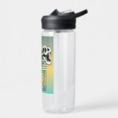 T-REX-Cartoon-Logo Trinkflasche (Links)