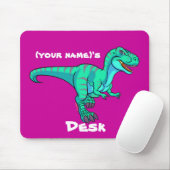 T-Rex Cartoon Mousepad (Mit Mouse)