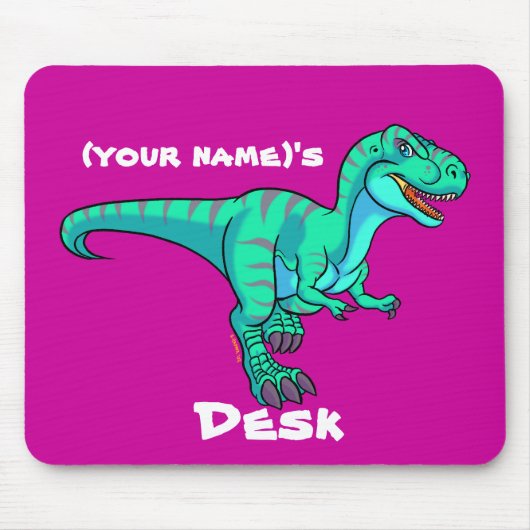 T-Rex Cartoon Mousepad (Vorne)