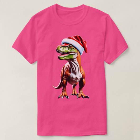 T Rex Christmas TShirt (Design vorne)