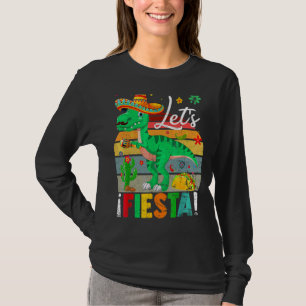 T Rex Cinco De Mayo Tyrannosaurus Dinosaur Lasse F T-Shirt