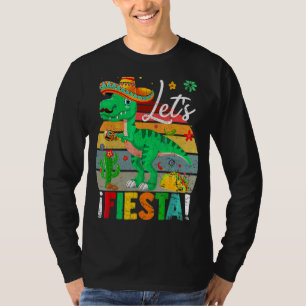 T Rex Cinco De Mayo Tyrannosaurus Dinosaur Lasse F T-Shirt