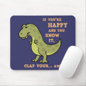 T-Rex Clap II Mousepad (Mit Mouse)