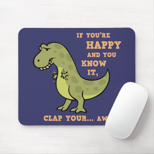 T-Rex Clap II Mousepad (Mit Mouse)