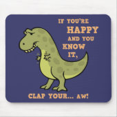 T-Rex Clap II Mousepad (Vorne)