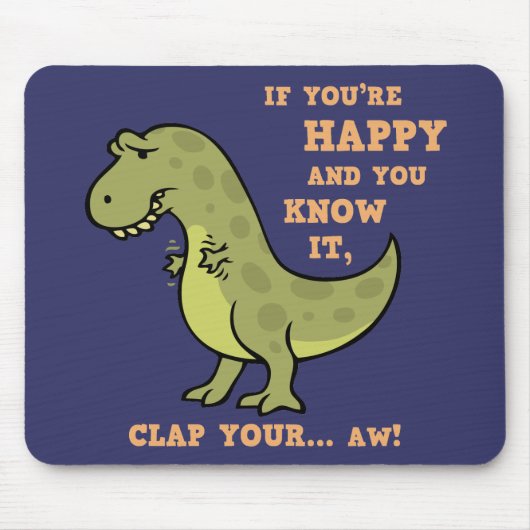 T-Rex Clap II Mousepad (Vorne)