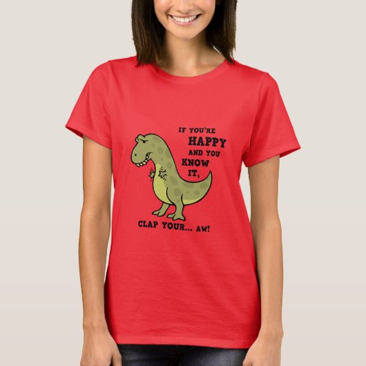 T-Rex Clap II T-Shirt (Vorderseite)