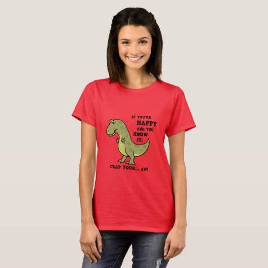 T-Rex Clap II T-Shirt (Vorne ganz)