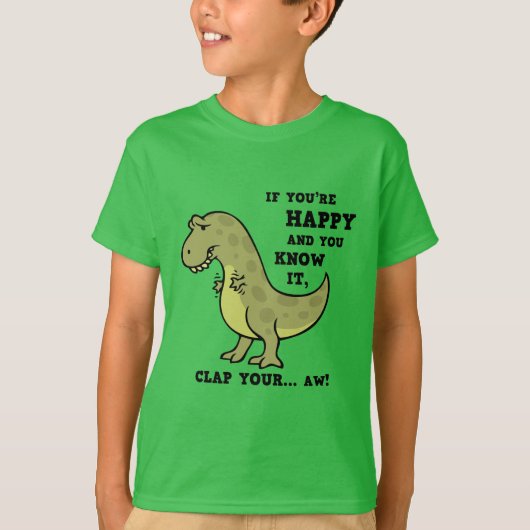 T-Rex Clap II T-Shirt (Vorderseite)