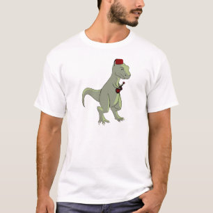 T-Rex, das ein Ukulelet-shirt spielt T-Shirt