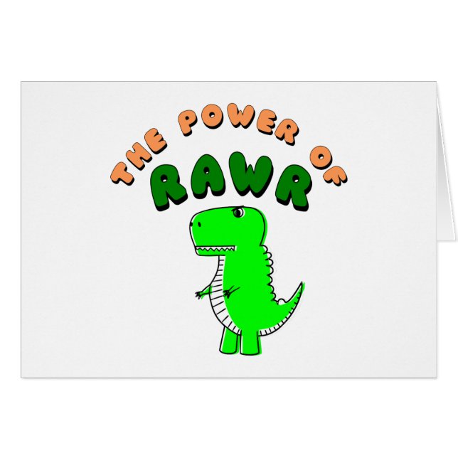 T-Rex des Powers von RAWR (Vorderseite (Horizontal))