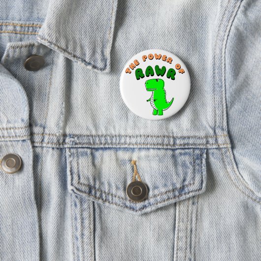 T-Rex des Powers von RAWR Button (Beispiel)
