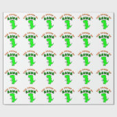 T-Rex des Powers von RAWR Geschenkpapier (Flach)