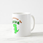 T-Rex des Powers von RAWR Kaffeetasse (VorderseiteRechts)
