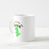 T-Rex des Powers von RAWR Kaffeetasse (Vorderseite Links)